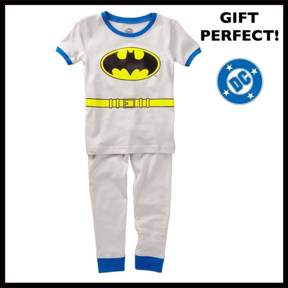BATMAN PJS SUPER HERO PAJAMA SET 12 MONTHS - Picture 5 of 5